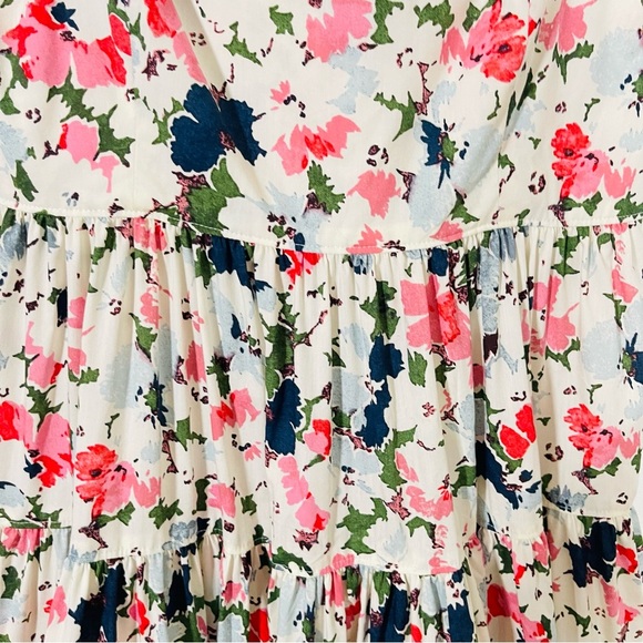 Cinq A Sept Gavin Floral Midi Dress Size 4 - Picture 10 of 11